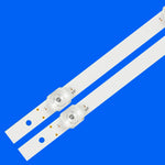 bande lumineuse led blanc moderne connecteurs fixations téléviseur blanc rectiligne