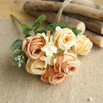 bouquet artificiel roses classique romantique intérieur mariage anniversaire baby shower