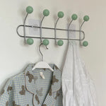 porte sacs mural moderne sacs tissu clips transparents rangement maison