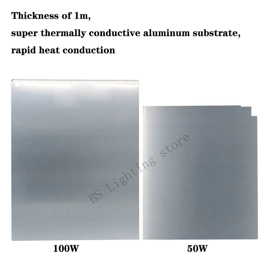 plaque led 100w 50w 30w 20w 10w ac220v blanc matrice diodes modernes