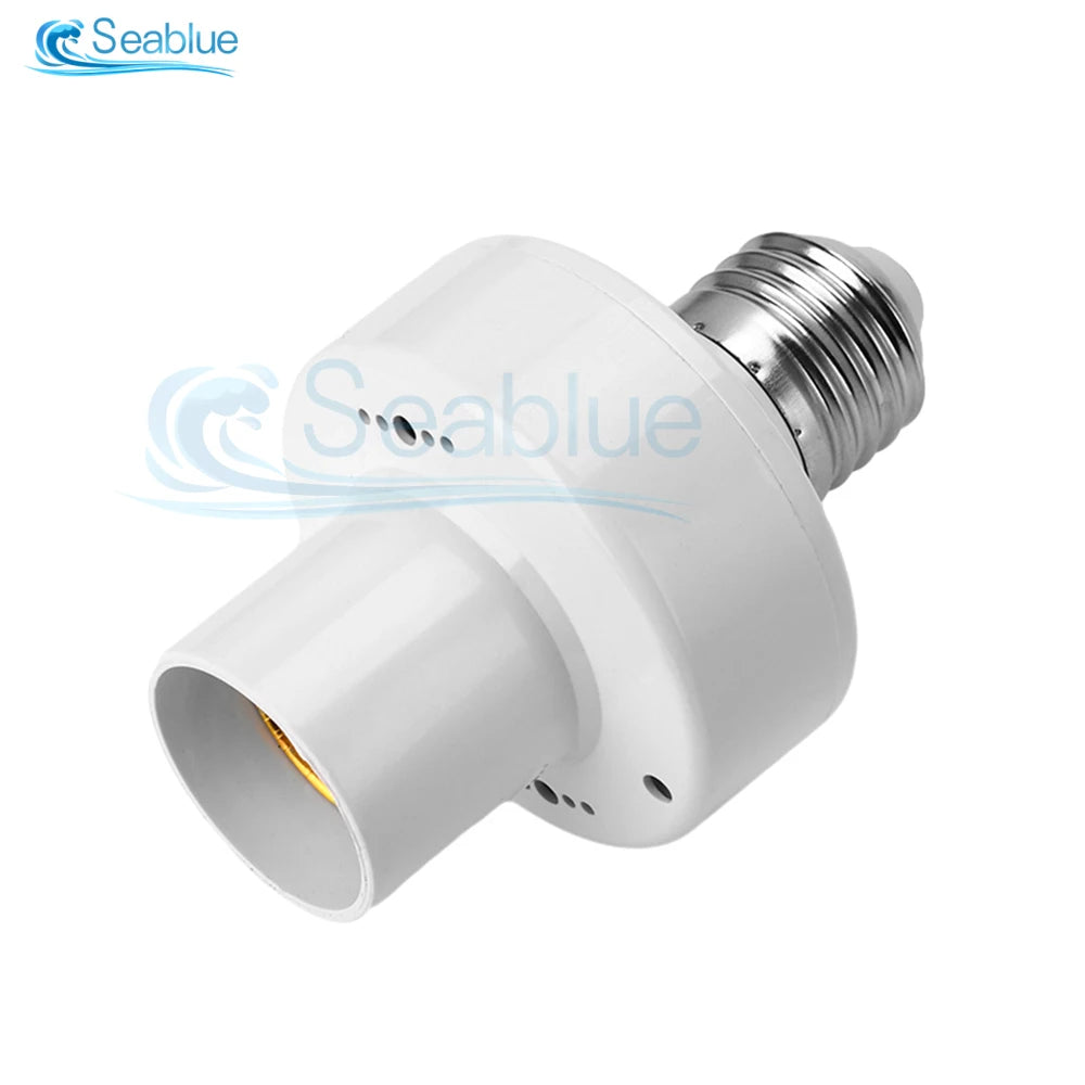 support lampe radar induction e27 blanc moderne adhésif led économieénergie