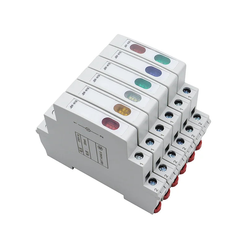 interrupteur électrique moderne blanc rouge flux lumineux faible tension 220v alternatif
