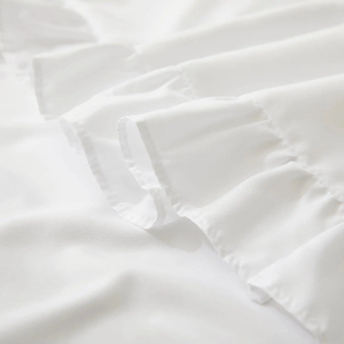 coussin blanc ruché classique enveloppe 100 polyester 50x66 50x75 opacité