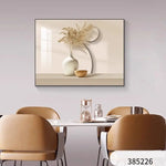 tableau mural moderne minimaliste beige blanc doré motifs géométriques simple texture bois respectueux environnement