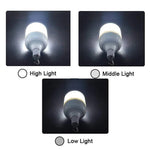 lampe led rechargeable blanc moderne ip66 usb solar panel camping nuit sécurité eye protection