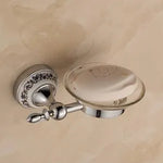 ensemble accessoires salle bain chrome mural porte serviette brosse wc porte gobelet