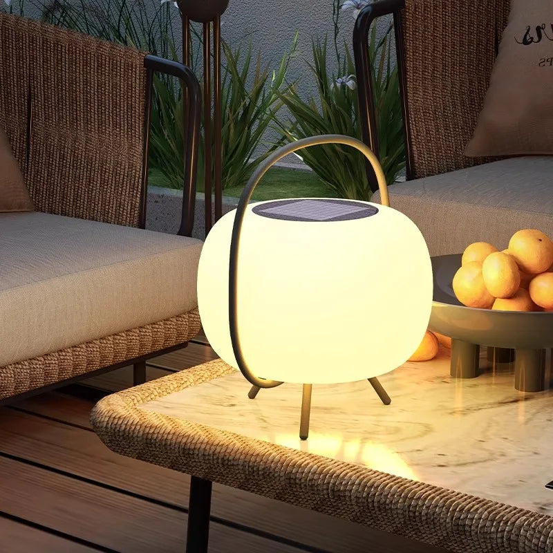 lampe solaire rechargeable extérieure ip55 led moderne blanc doréextérieur alliage abs tringles