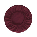 housse coussin tabouret rond velours beige moderne fixation protection siège fauteuil salon