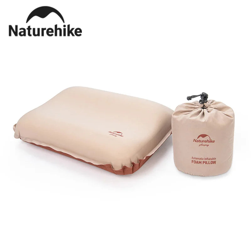 oreiller gonflable camping portable léger confortable sac rangement minimaliste adaptable voyage