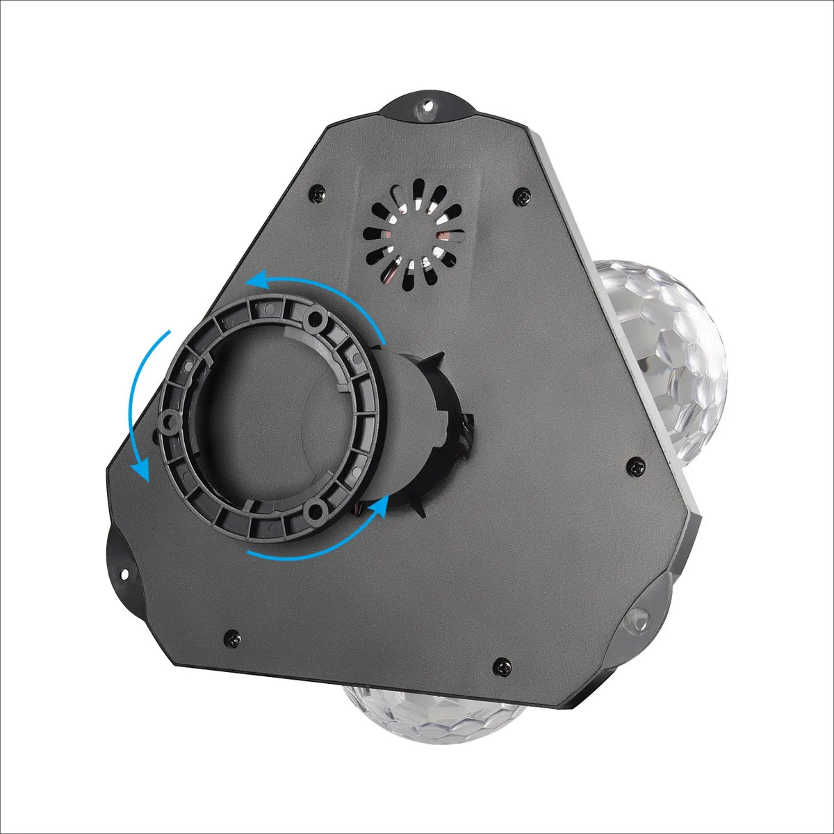 projecteur laser moderne compact disco boule effet stroboscope lumière noire transparent festive decoration