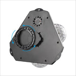 projecteur laser moderne compact disco boule effet stroboscope lumière noire transparent festive decoration