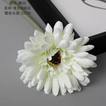 décoration intérieure branchettes gerbera soie rose blanche rouge modernes 55cm fête anniversaire maison