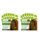 autocollants anti moustiques huile citronnelle stickers camping plage sécurité longue durée