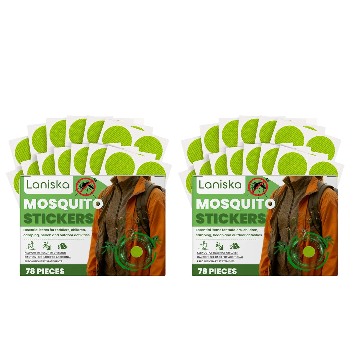 autocollants anti moustiques huile citronnelle stickers camping plage sécurité longue durée