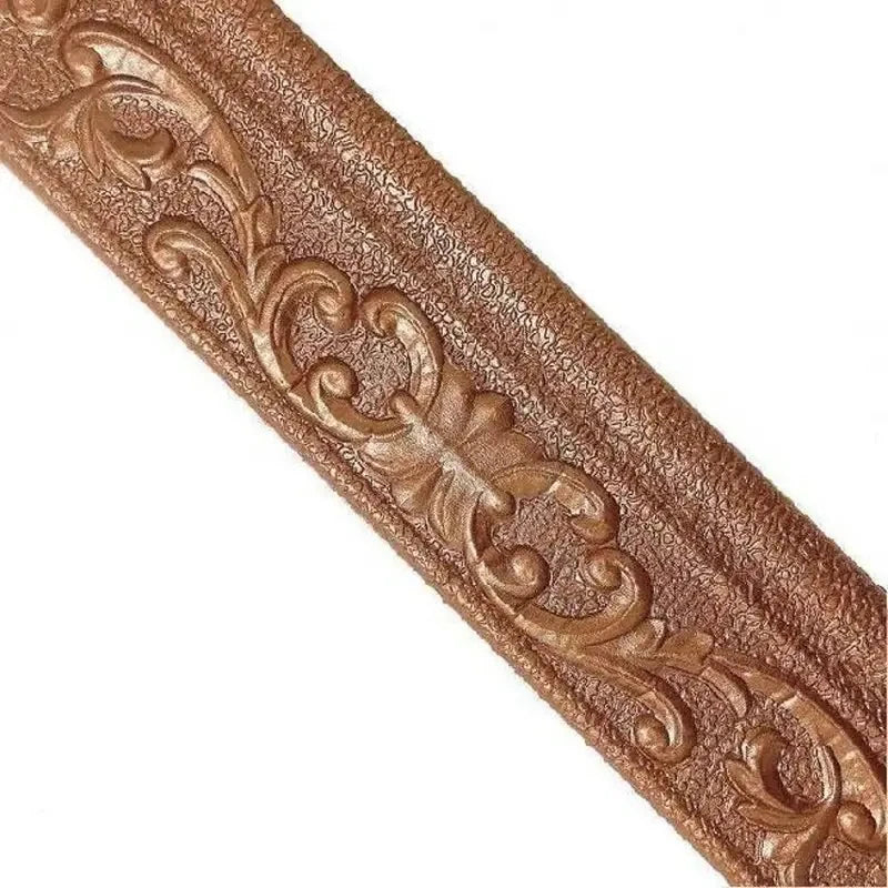ruban decoratif adhesif ornements floraux blanc or cuivre argent classique impermeable anti statique absorption