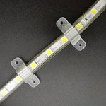clips fixation ruban led transparent modernes 10mm 14mm 17mm sans vis 50 pièces ridges