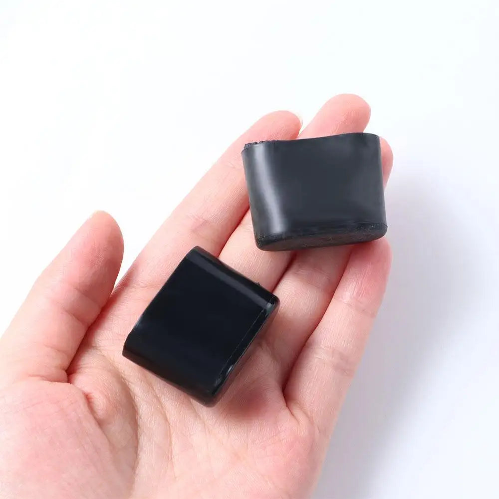 cache pieds moderne noir uni 15mm 20mm 25mm 30mm 34mm 40mm 50mm protection meuble