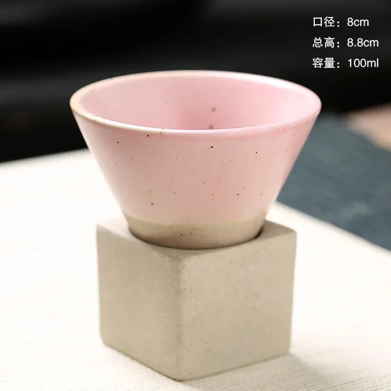 tasses céramique bleu vert beige noir rose artisanal moderne motifs texture respectueux environnement