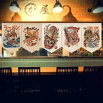 bannières décoratives art japonais illustrations ramen traditionnelles cuisine restaurant