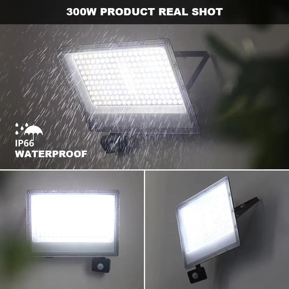 projecteur led moderne ip65 étanche 220v sensor mouvement clips gris métallique 500w 300w 200w