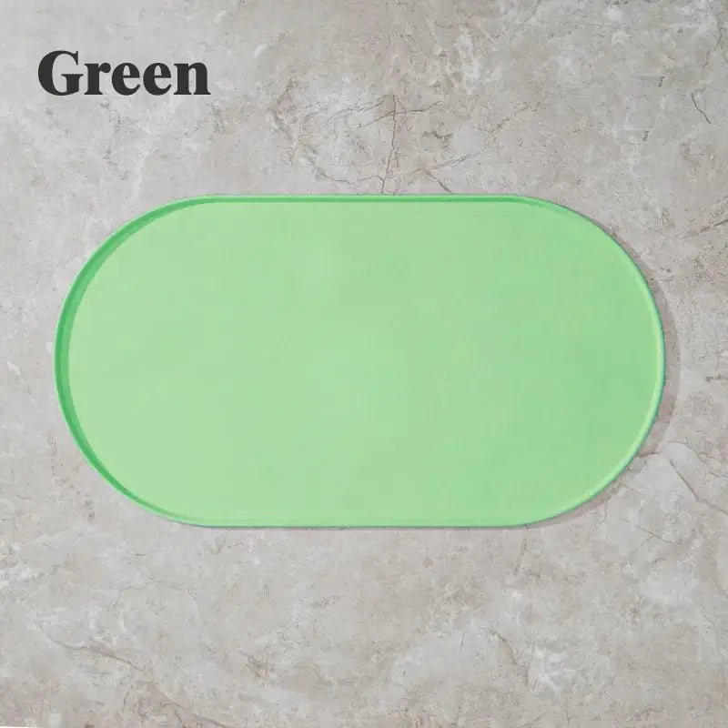 tapis nourriture animaux silicone sécuritaire pliable anti fuites universel beige jaune rose vert moderne