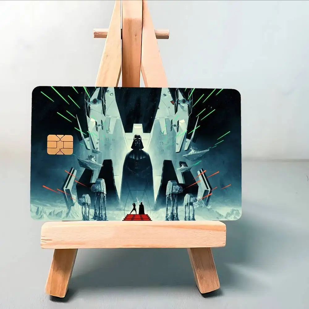 protège cartes star wars illustrations films personnages adhésifs réutilisables waterproof différentes couleurs modernes