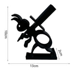 support rouleau papier toilette abeille moderne adhésif noir texture lisse minimaliste