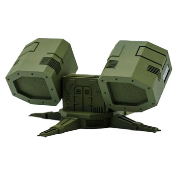 boîte rangement batteries vert olive militaire compartiments texturés protection future unique