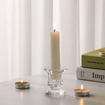 bougeoir transparent classique gravé décoration intérieure rond table mariage cadeau erotique