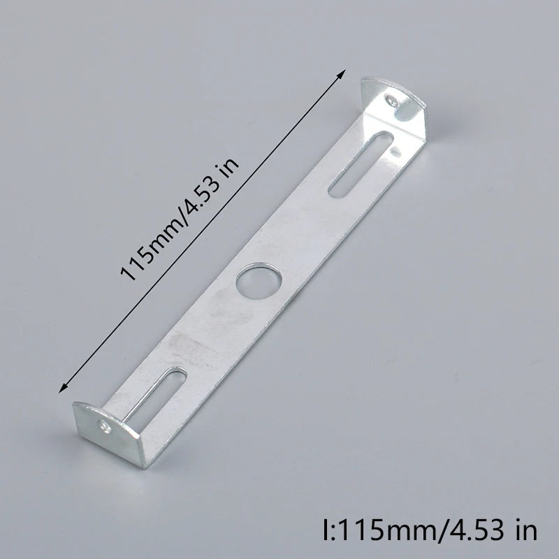 clips métalliques argentés vis bases lampes moderne fonctionnels