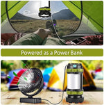 lanterne camping rechargeable led vert transparent ipx4 étanche modes pratique