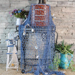 décoration murale tissage marin filet semi transparent plage rustique clips bois occasionnellement utilisé anniversaire