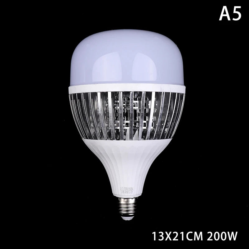 ampoule led 100w 150w 200w 250w 300w 50w 80w éclairage moderne étoupe e27 grille