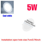 Downlight led blanc moderne encastrable 220v 5w 10w 15w 20w 25w cold white