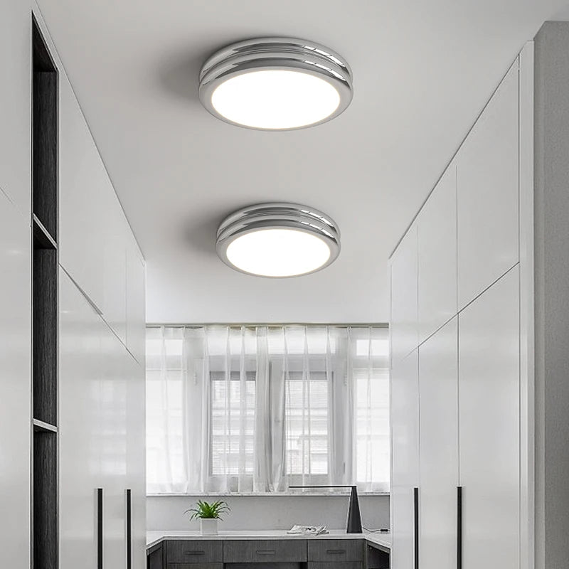 plafonnier led moderne vert blanc rouge opacité ronde lisse chambre salon