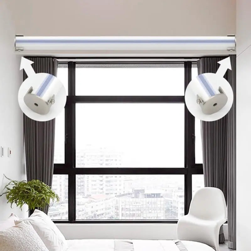 supports rideau cuivre blanc noir moderne vis métal rond lisses opaques