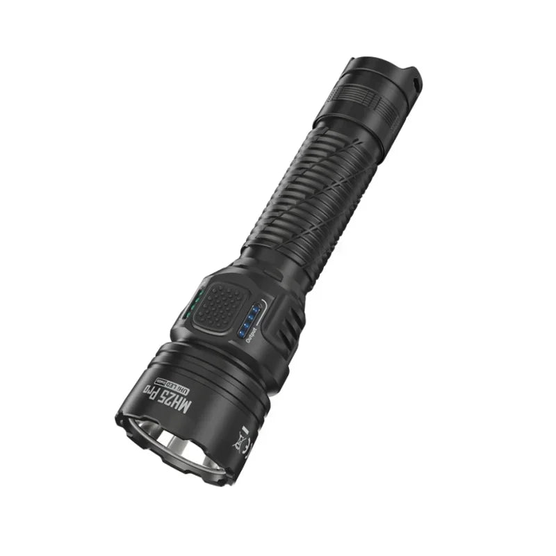 lampe poche rechargeable 3300 lumens 500m distance éclairage spirale aluminium
