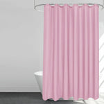 rideau douche blanc polyester moderne résistants largeur 120cm hauteur 180cmmodifiable