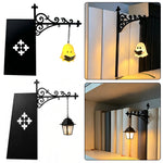 lanterne miniature fantôme décoration murale vintage literaire nuit chambre led