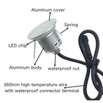 Spot LED moderne blanc chaud ip67 étanche 12v 24v aluminium autoinstallation chambre cuisine salon