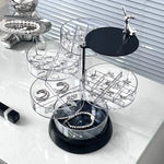 boîte bijoux transparente moderne couches portable organisation rangement maquillage acrylique