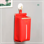 Sac serviettes simili cuir moderne orange vert blanc rouge bleu suction