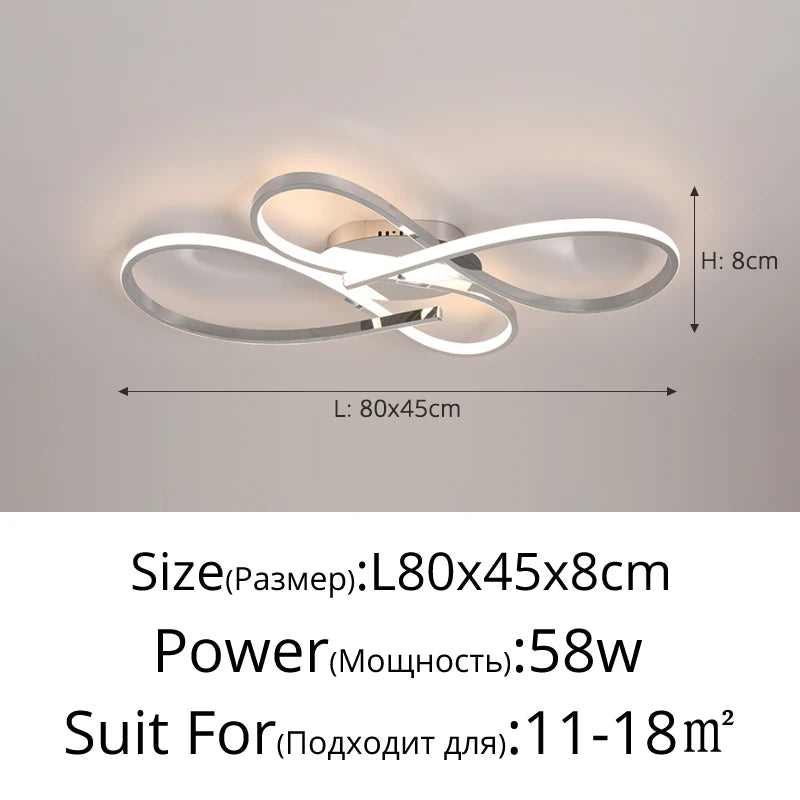 plafonnier led moderne blanc noir circulaire contemporain télécommande suspension intérieure decoration