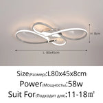 plafonnier led moderne blanc noir circulaire contemporain télécommande suspension intérieure decoration