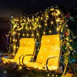 filet lumineux blanc maille régulière décoration noël jardin mariage moderne clips guide