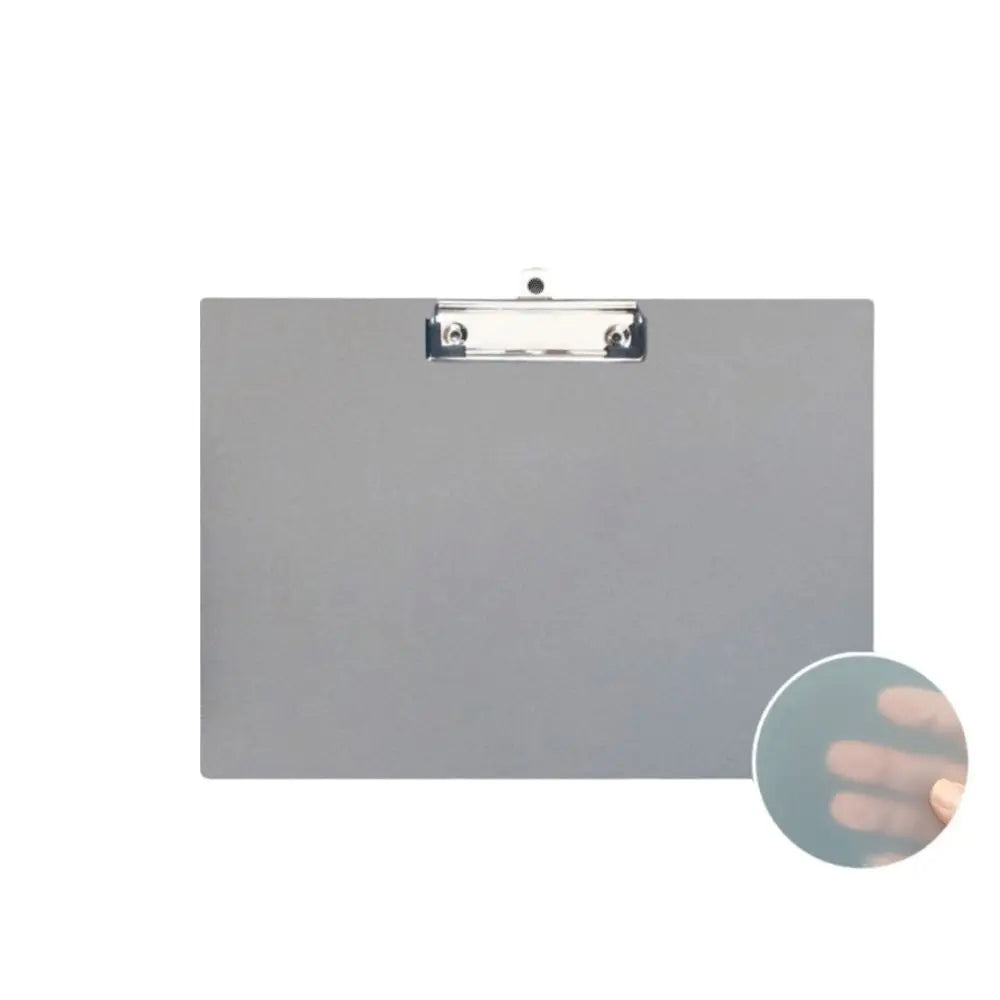 porte document violet moderne clip métallique papier lignes opaque a4 bleu blanc gris