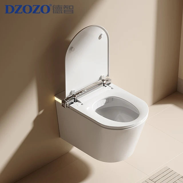 WC suspendu avec ouverture automatique capteur pied
