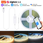 ruban led 320led/m zigbee controle app blanc blanc naturel blanc chaud moderne
