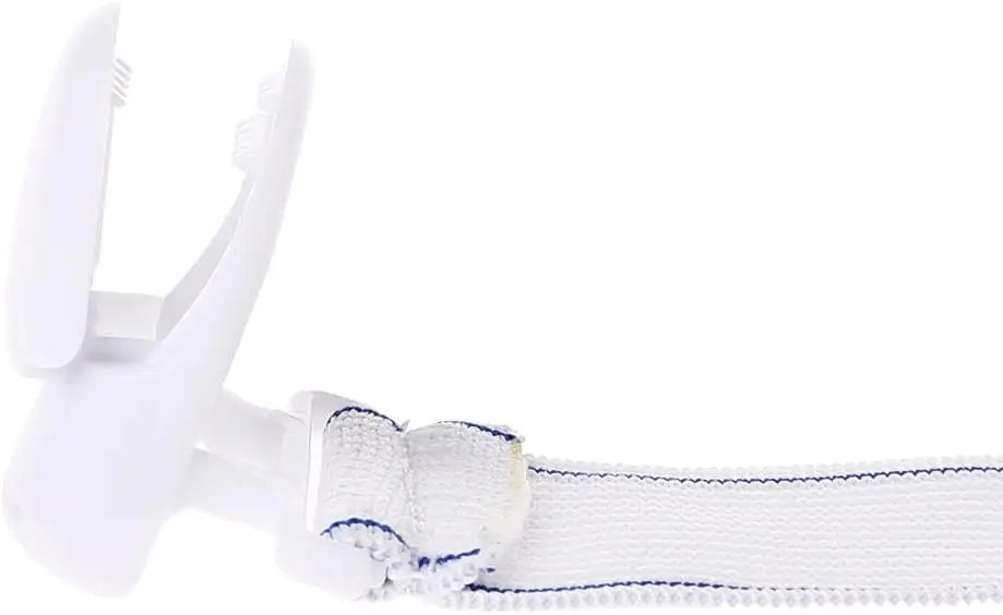 attaches élastiques tissu blanc bleu clips utilitaires rideaux draps rangement maison ordinaire longueur ajustable