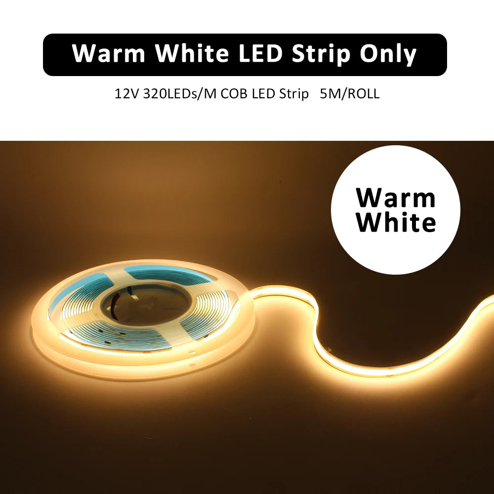 bande led multicolore contrôleur es32 capteur pir alimentation 12v câbles raccordement moderne adhésif 5m